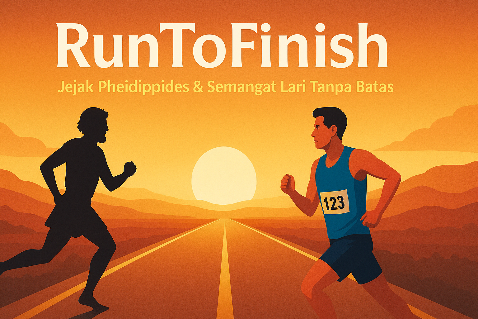 RunToFinish | Jejak Pheidippides & Semangat Lari Tanpa Batas